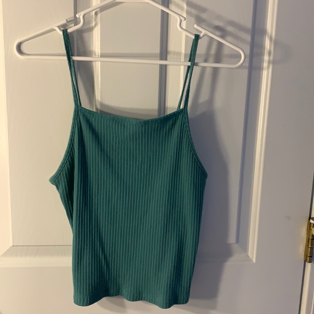 American Eagle green tank top - size S